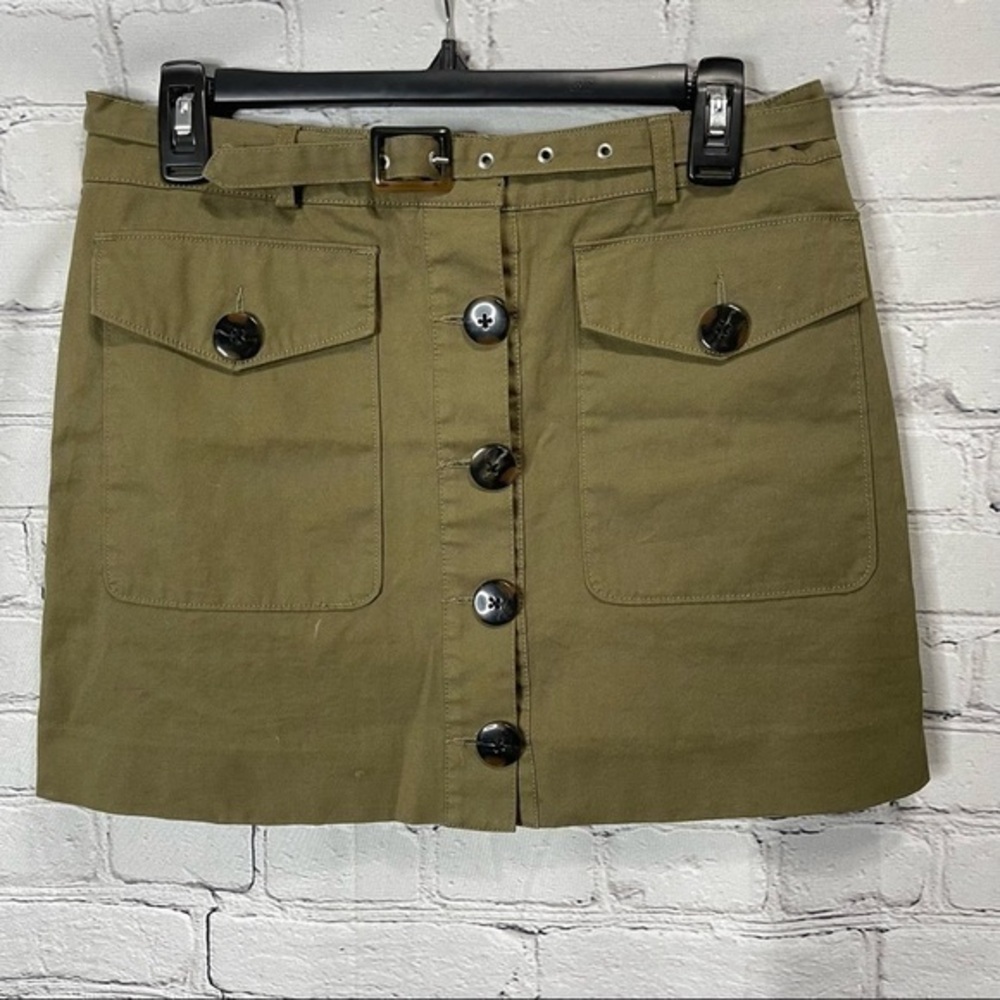 COPY - Rebecca Minkoff Women’s Olive Green Button Up Skirt size Medium